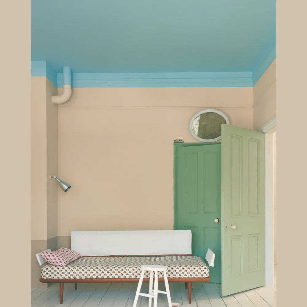 Farrow & Ball Oxford Stone Exterior Eggshell Paint 2.5L Image 4