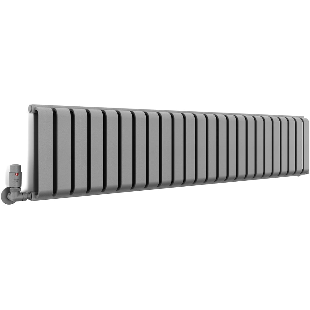 Terma Warp Room 3317 BTU Salt n Pepper Radiator 330 x 1565mm Image 3