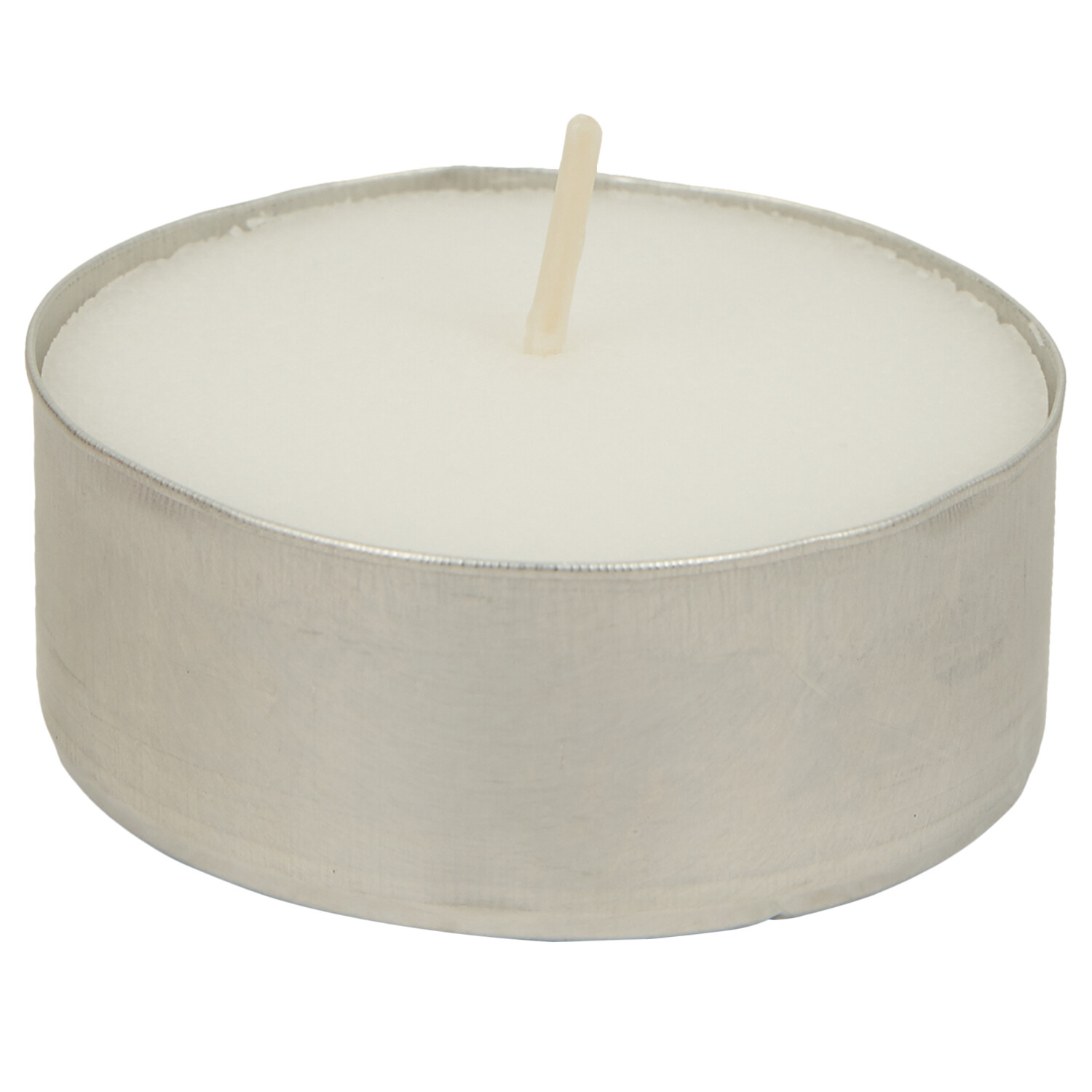 Pack of 25 Unscented Maxi Tealights White - White Image 5