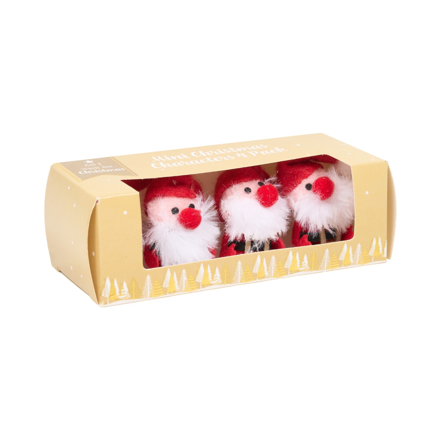 Pack of 4 Mini Christmas Characters Image 10