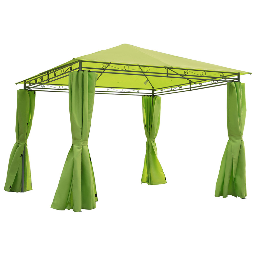 3x3m Gazebo Marquee Green Image 2
