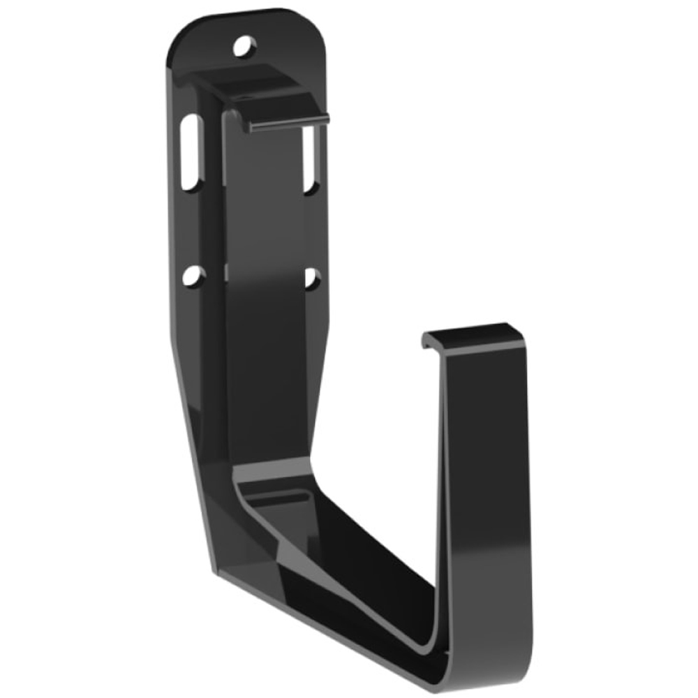 Galeco Square Industrial PVC Gutter Kit Black 135mm Image 3