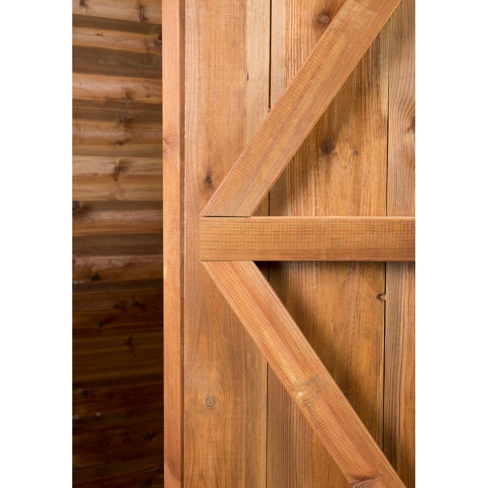 Empire Sheds 12 x 4ft Double Door Tongue and Groove Wooden Pent Garden Shed Image 4