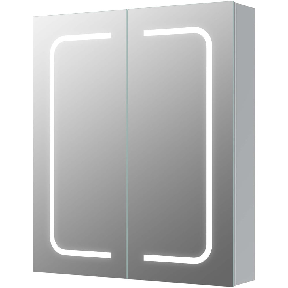 Bathstore Pearl 2 Door LED Mirror Bathroom Cabinet Image 2