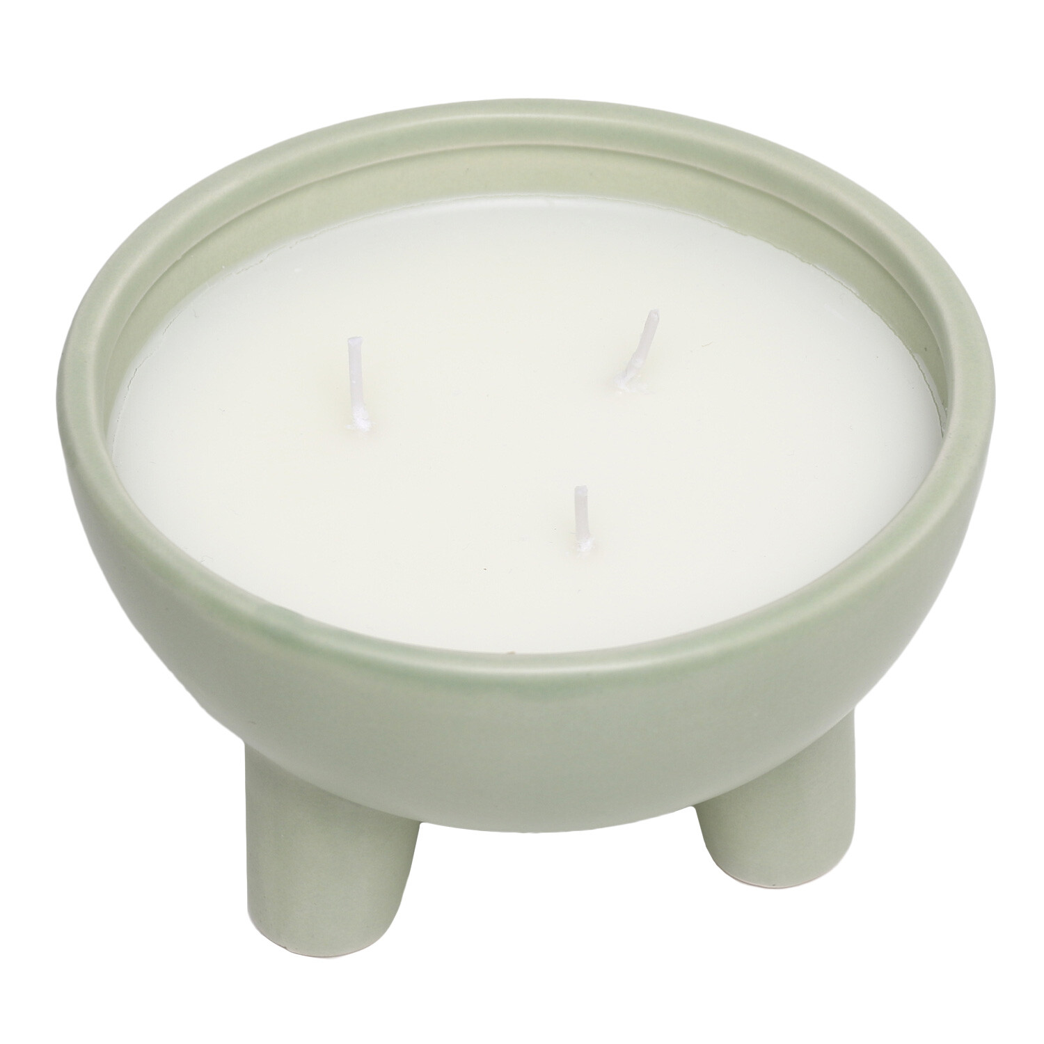 Amber &amp; Vetiver Footed Candle Image 3