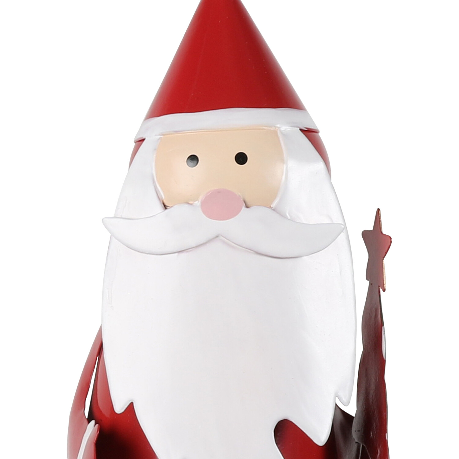 Hanging Wobbly Santa Decoration - Red Image 4