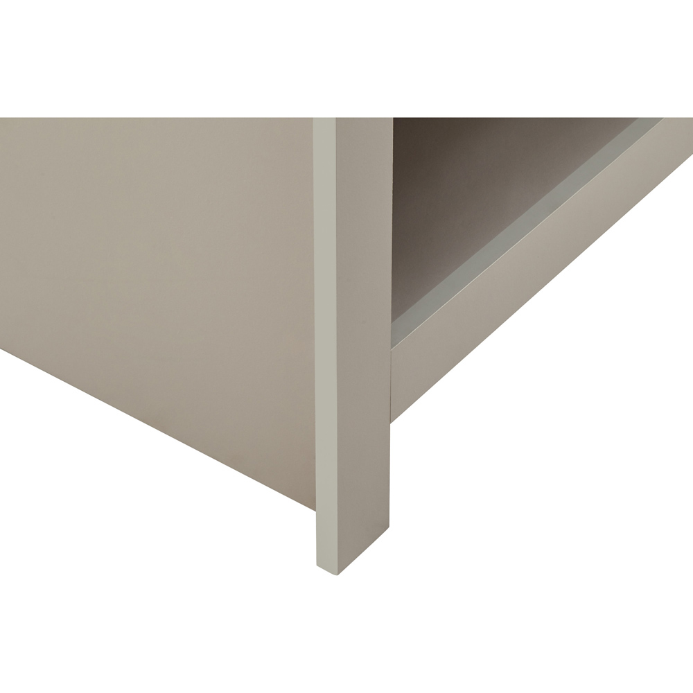 GFW Lancaster Grey Simple Shoe Bench Image 5