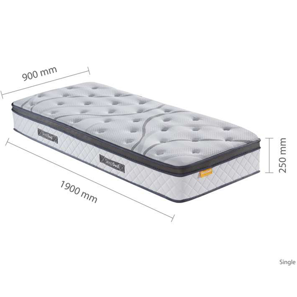 SleepSoul Heaven Single Pocket Spring Coolgel Foam Mattress Image 9