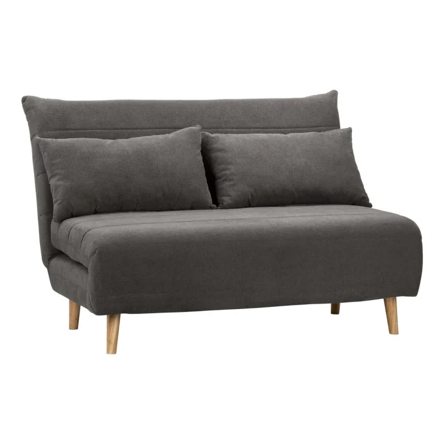 Boston Geo Chenille Sofa Bed - Mid Grey Image 3