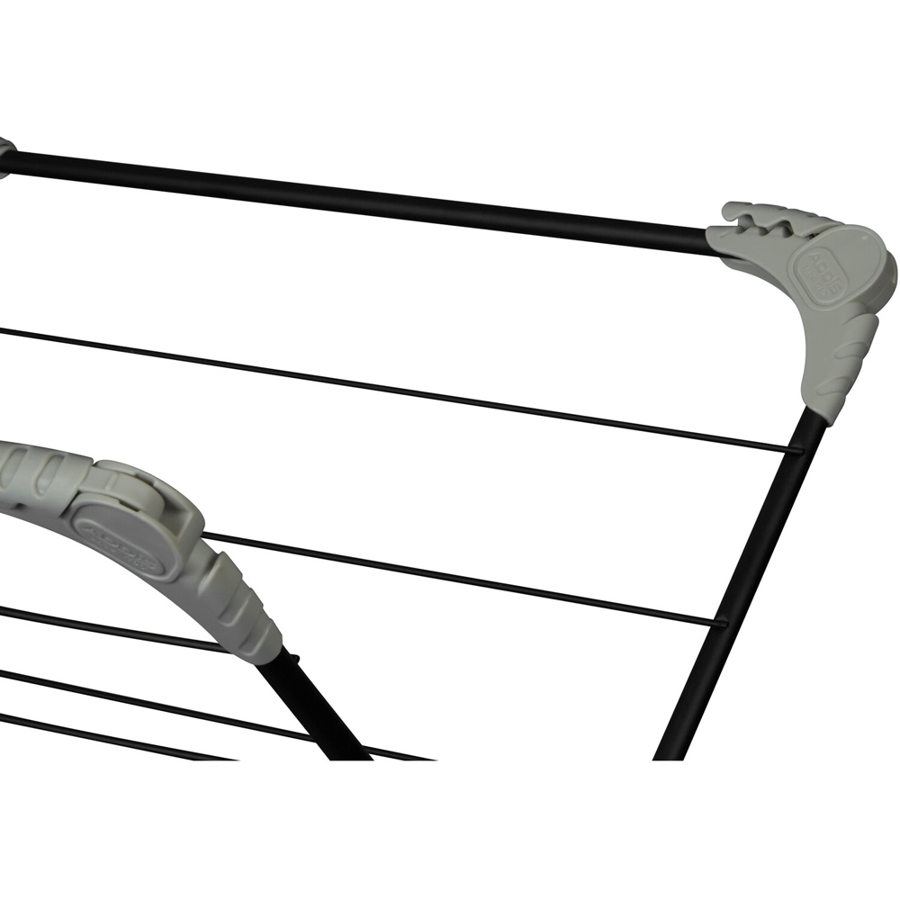 Addis 3 Tier Airer - Black and Grey Image 4