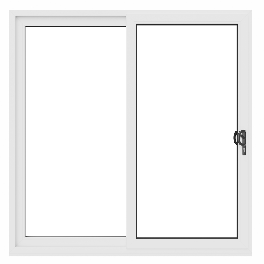 Crystal uPVC Sliding Patio Left to Right Grey White Clear Glass 2390x2090mm Image 3