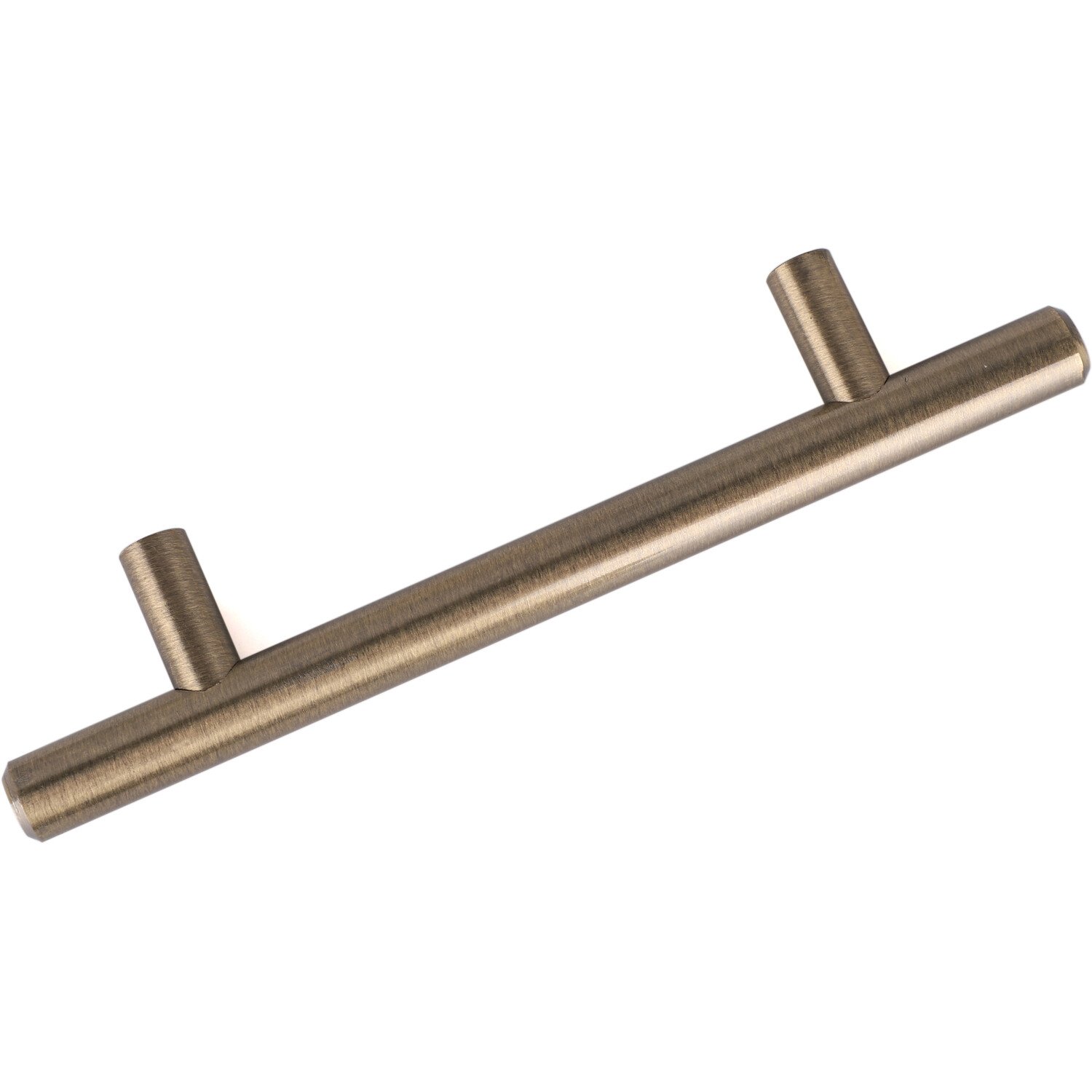 Pack of 2 T Bar Cabinet Pull Handles Antique Brass Image 2