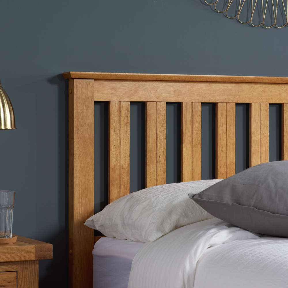 Phoenix Double Brown Ottoman Bed Image 5