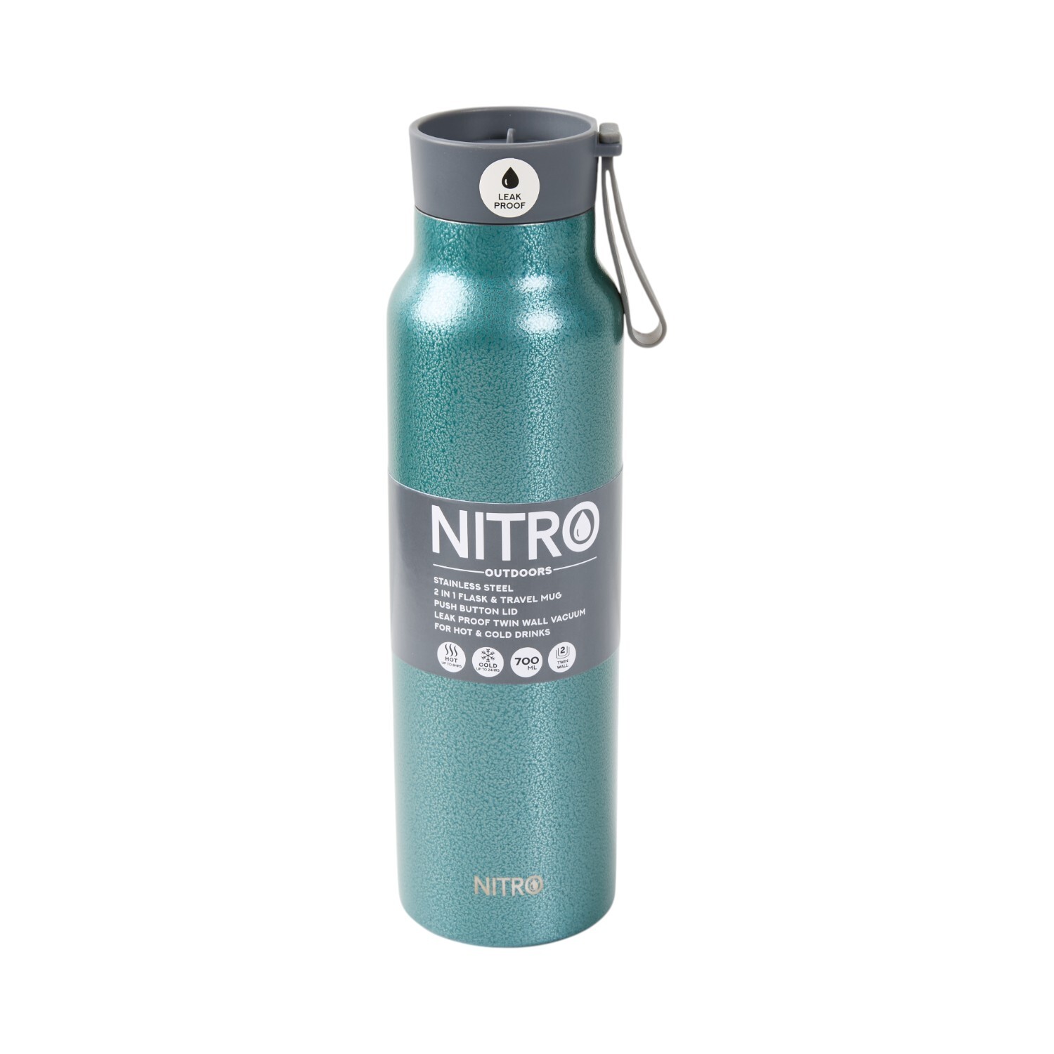 Nitro Stainless Steel Leakproof Bottle with Handle Image 2