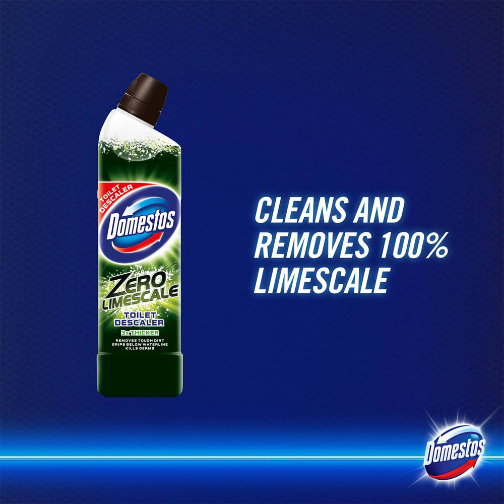 Domestos Zero Limescale Toilet Descaler 750ml 3 Pack Image 6