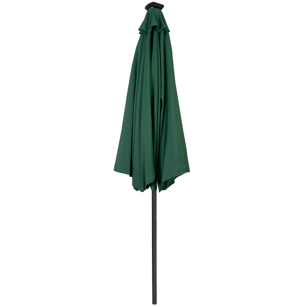 MonsterShop LED Green Crank and Tilt Parasol 2.7m Image 3