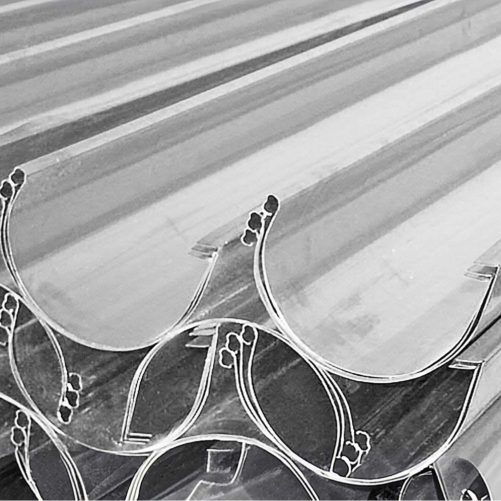 Metal Gutta Half Round Zinc Gutter 125 x 76mm 8 Pack Image 4