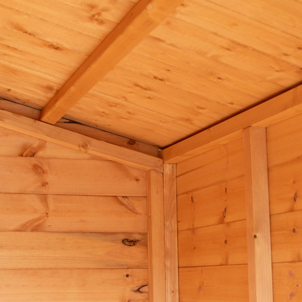 Shire 9 x 6ft Shiplap Style D Security Cabin Apex Garden Shed Image 6