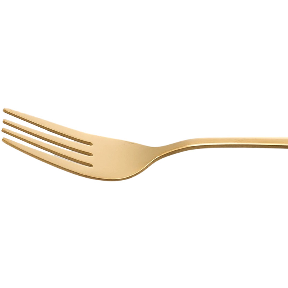 Living and Home 40 Piece Gold Stainless Steel Cutlery Set Image 3