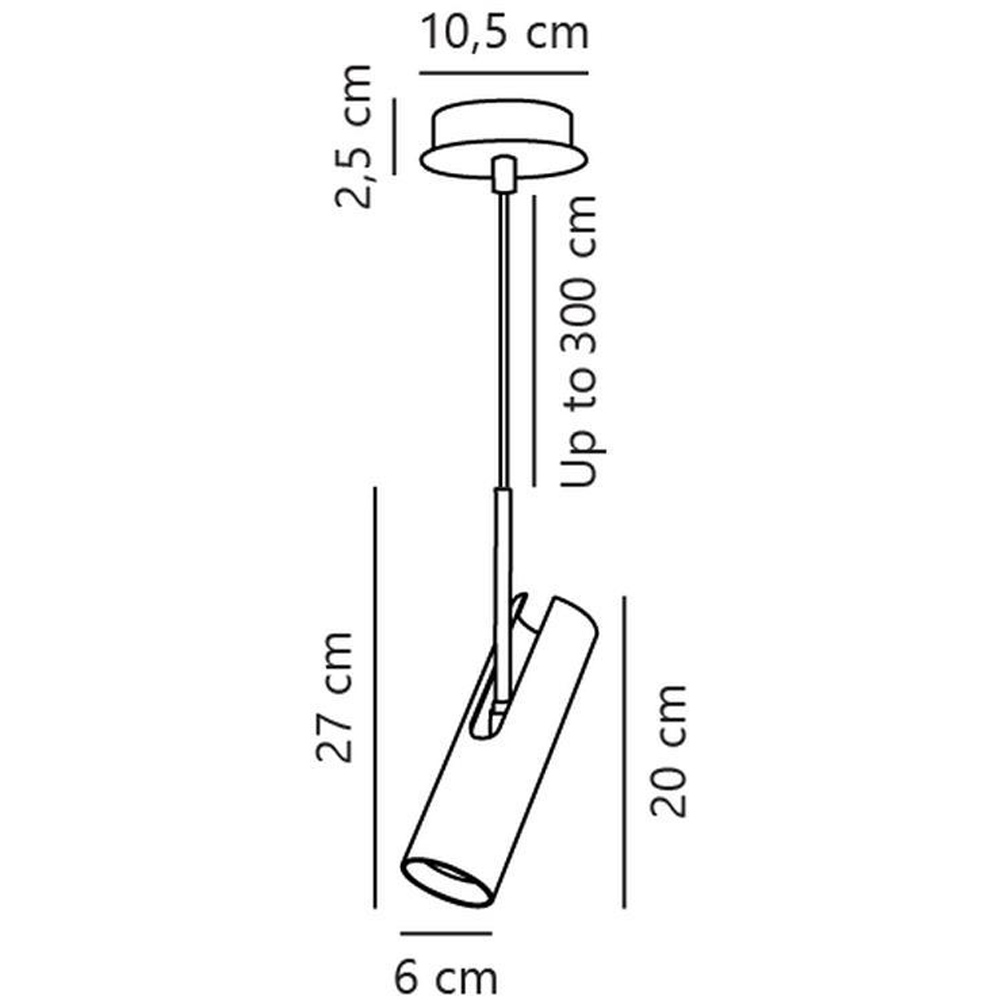 Nordlux MIB 6 GU10 White Pendant Light Image 4