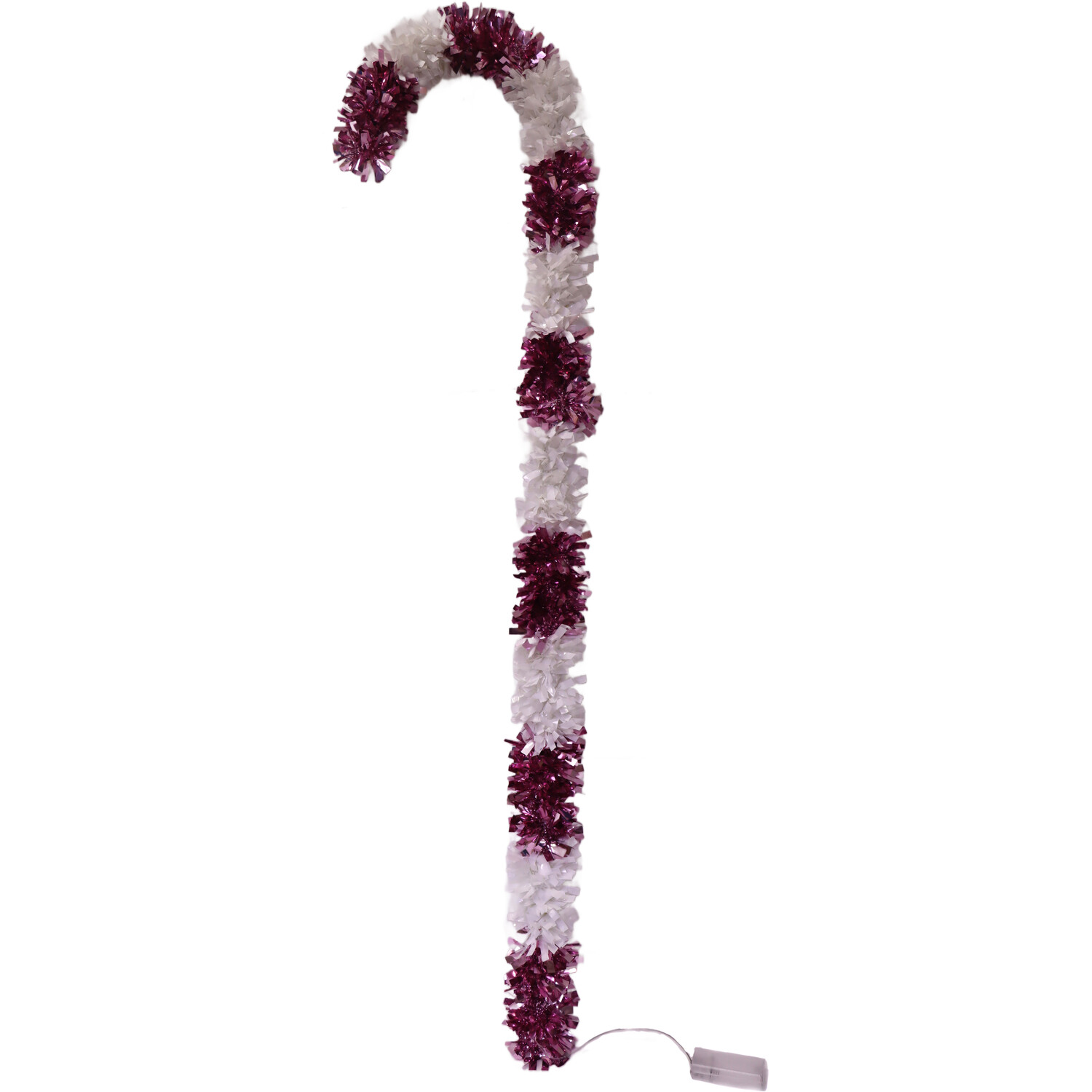 LED Candy Cane Decoration Pink Image 2