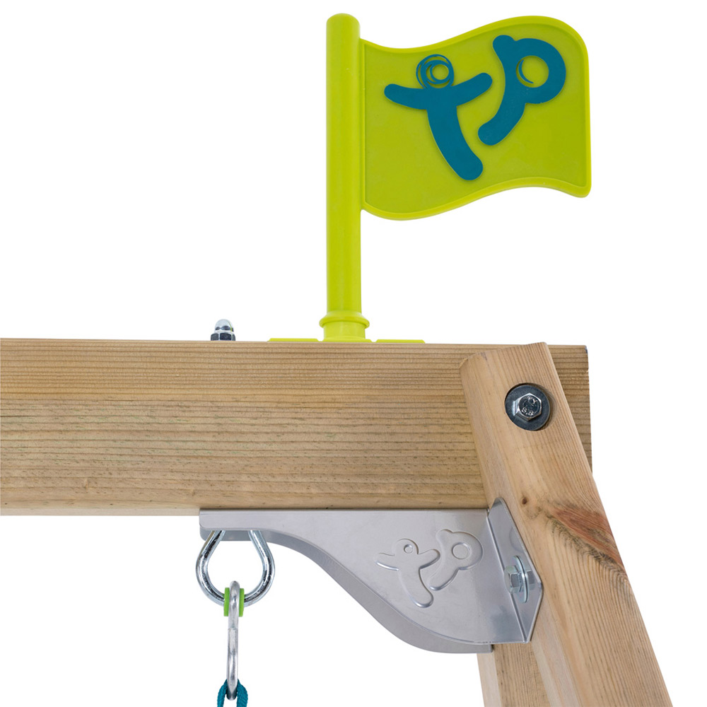 Tp Forest Wooden Double Swing Set Image 3