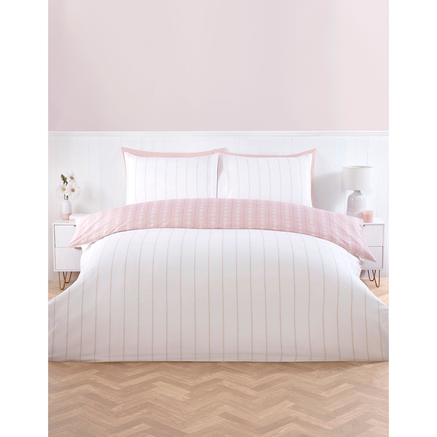 Florie Duvet Set - Blush / Single Image 2