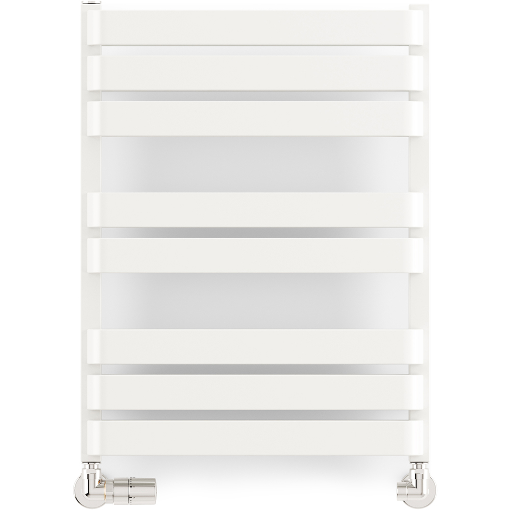Terma Warp T Bold Matt White Heated Towel Rail 1569 BTU 655 x 500mm Image 3