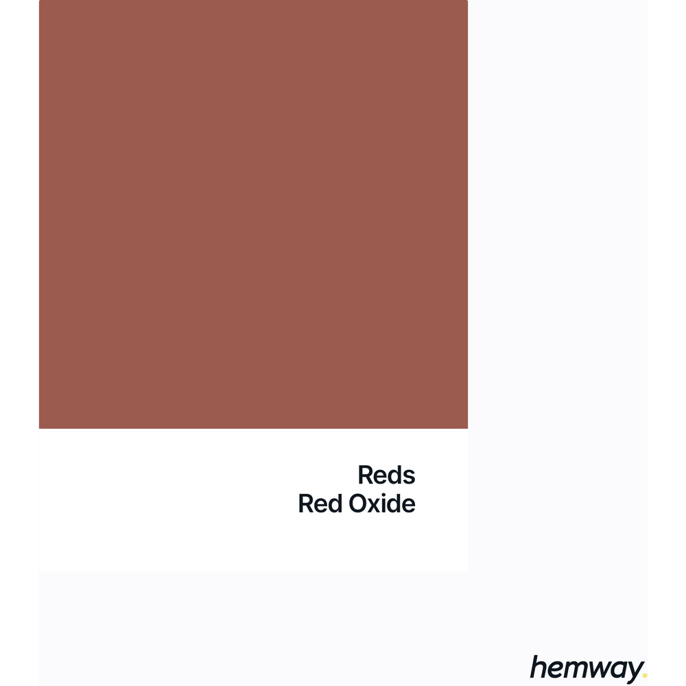 Hemway Red Oxide Exterior Matt Acrylic Emulsion Paint 2.5L Image 8