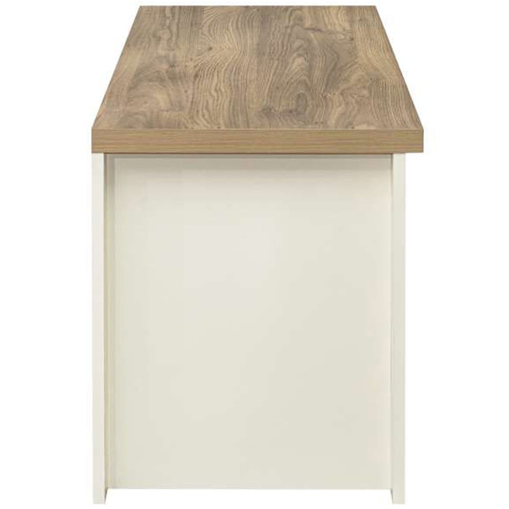 Highgate Single Door 2 Shelf Cream Oak Small TV Unit Image 4