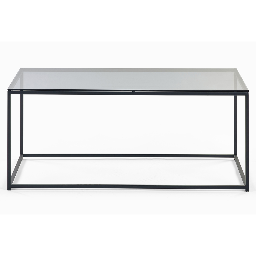 Julian Bowen Chicago Smoked Glass Coffee Table Image 3