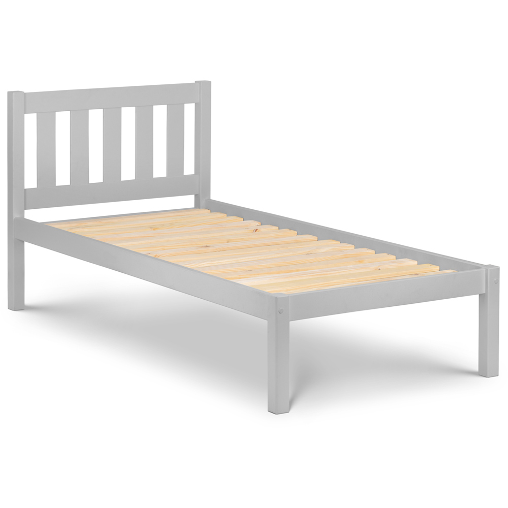 Julian Bowen Luna Single Dove Grey Bed Image 2