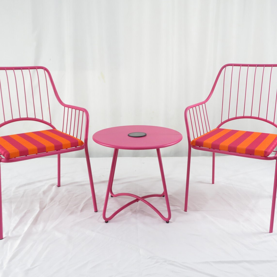 Esme Solar Bistro Set - Pink Image