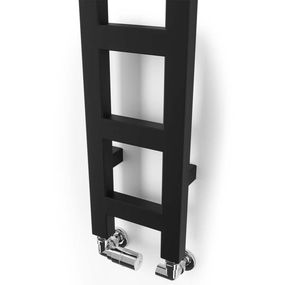 Terma Easy 1071 BTU Matt Black Electric Heated Towel Rail 1600 x 200mm Image 3