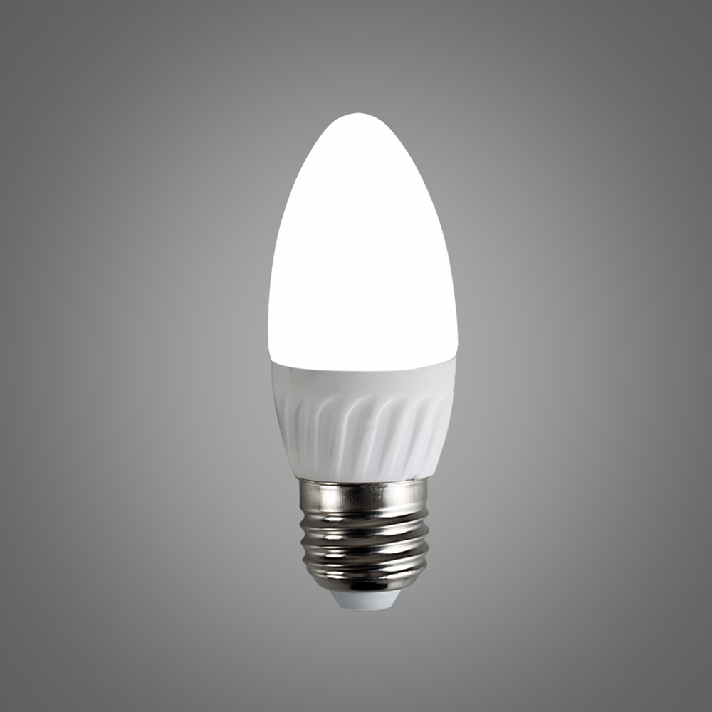 ValueLights 10 Pack E27 Candle LED 4W Cool White 6500K Light Bulbs Image 2