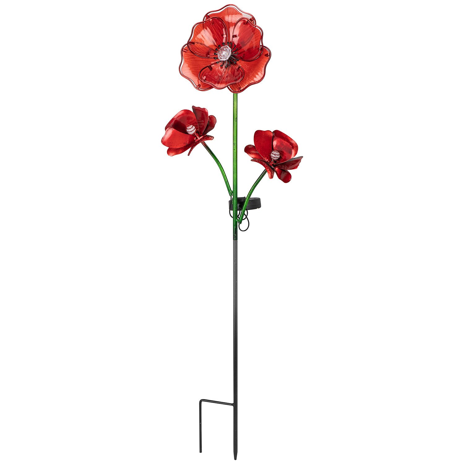 Solar Poppy Stake Light Image 1