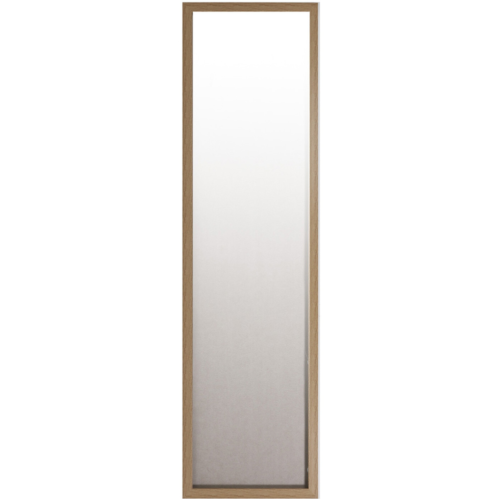 Single Wood Effect Over Door Mirror 1.2m x 33.9cm in Assorted styles Image 2