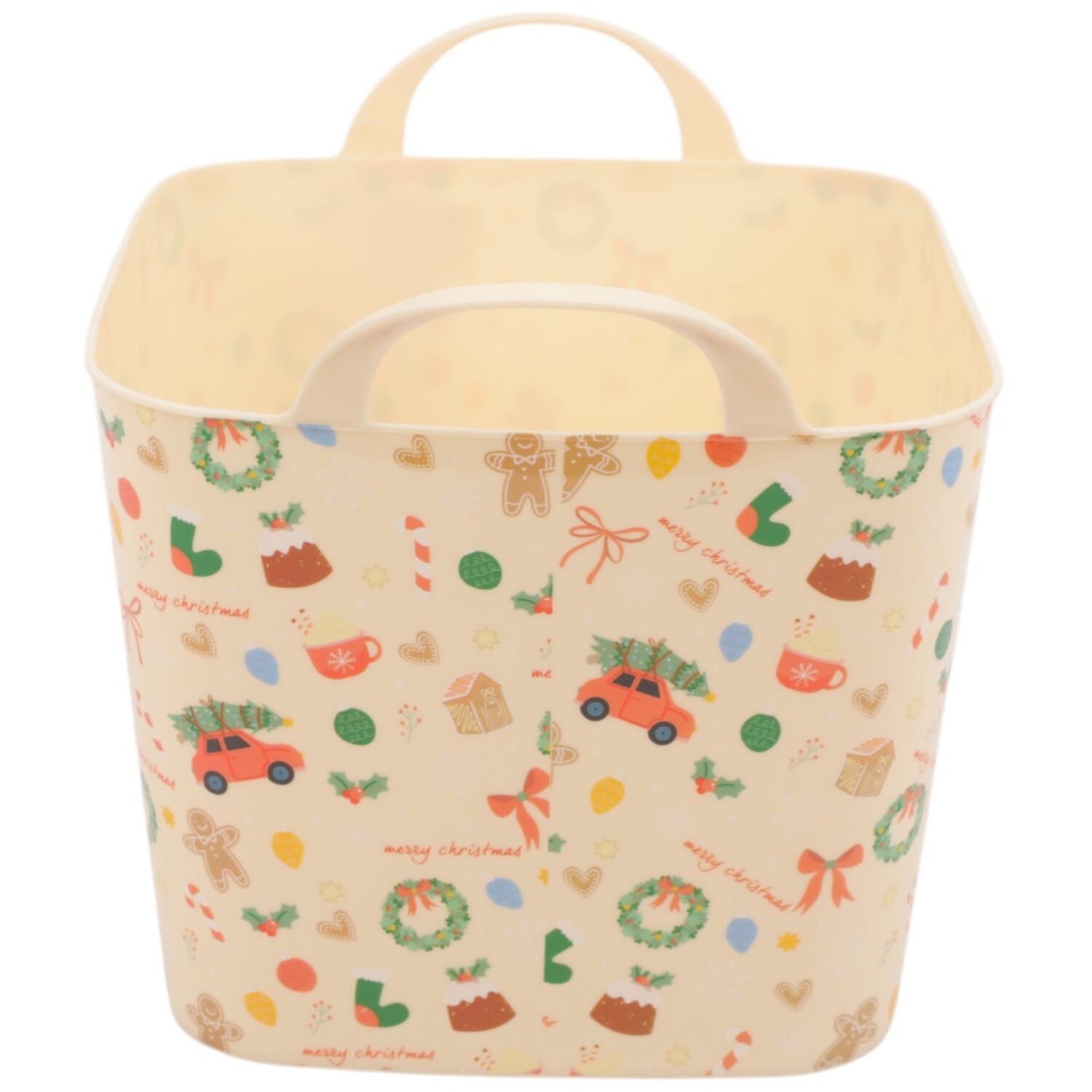 Cosy Christmas Cleaning Caddy Neutral Image 3