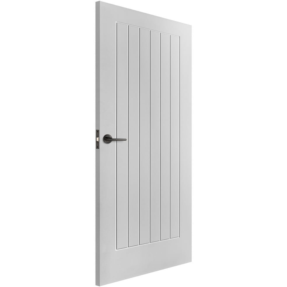 White Primed Cottage FD30 Internal Fire Door 1981 x 838 x 44mm Image 3