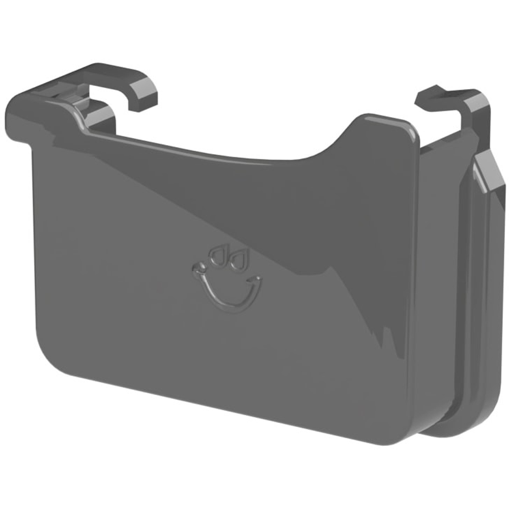 Galeco Square Industrial PVC Gutter Kit Galeco Grey 135mm Image 5