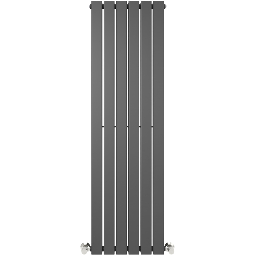 Anthracite 5194 BTU Double Flat Panel Vertical Column Radiator 1600 x 408mm Image 3