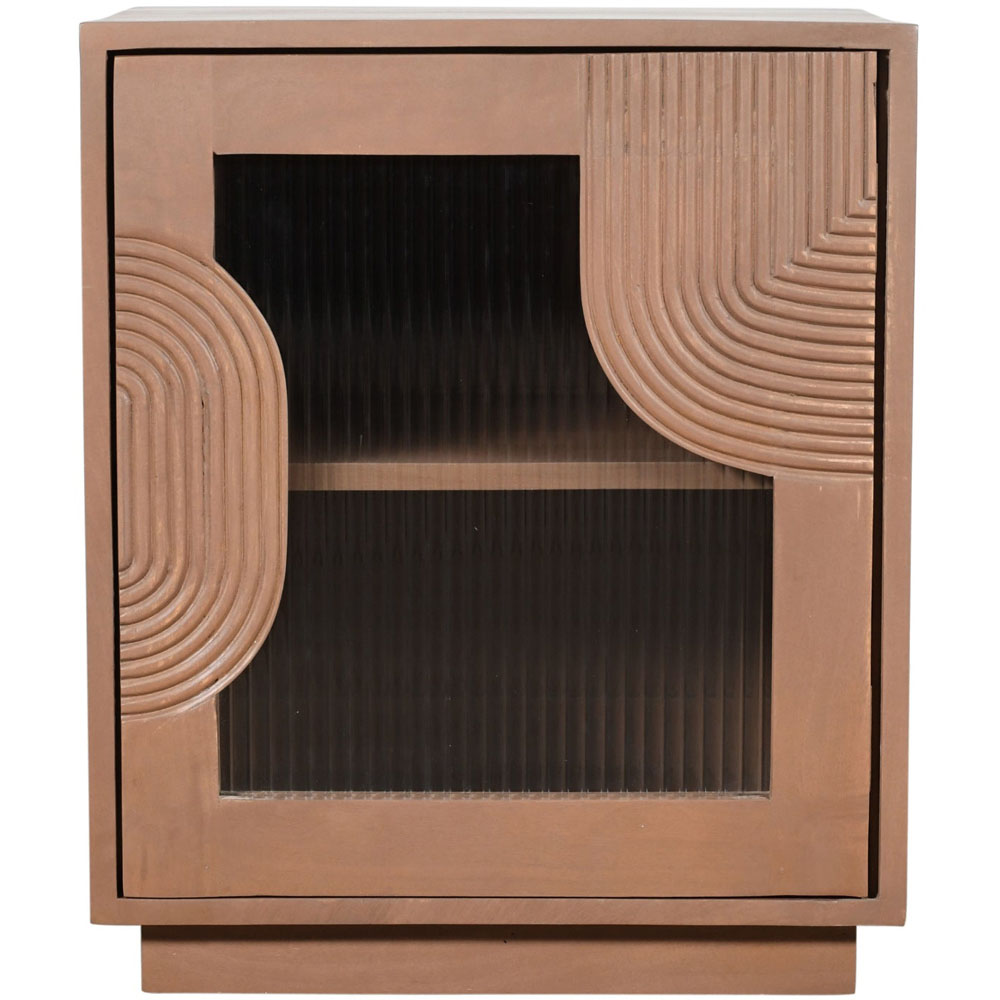 IH Design Jodhpur Single Door Solid Wood Bedside Table Image 3