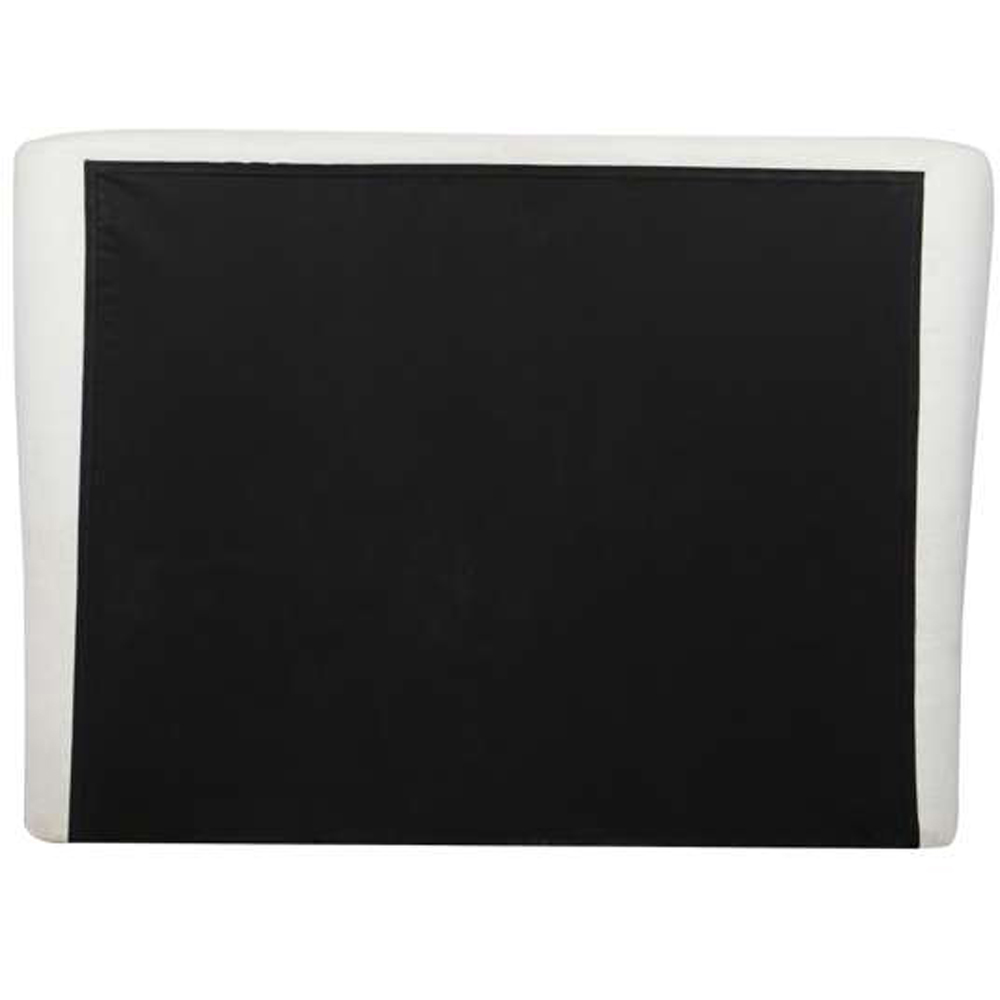 Birlea Lanis Double White Linen Ottoman Bed Image 6