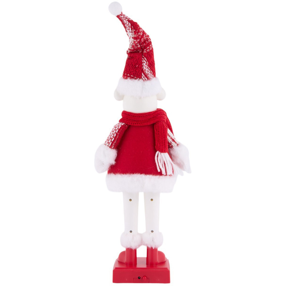 LED Scene Standing BearRed and White Image 5