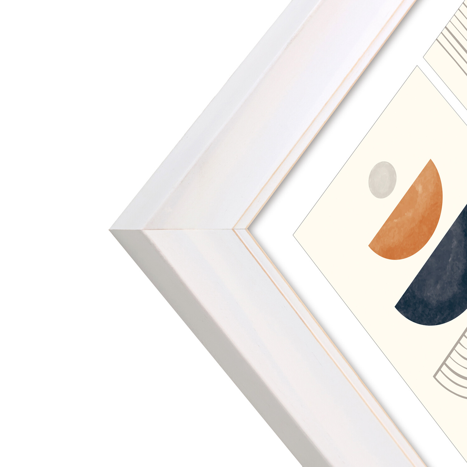 Hemsby Washed Collage Frame - White Image 2