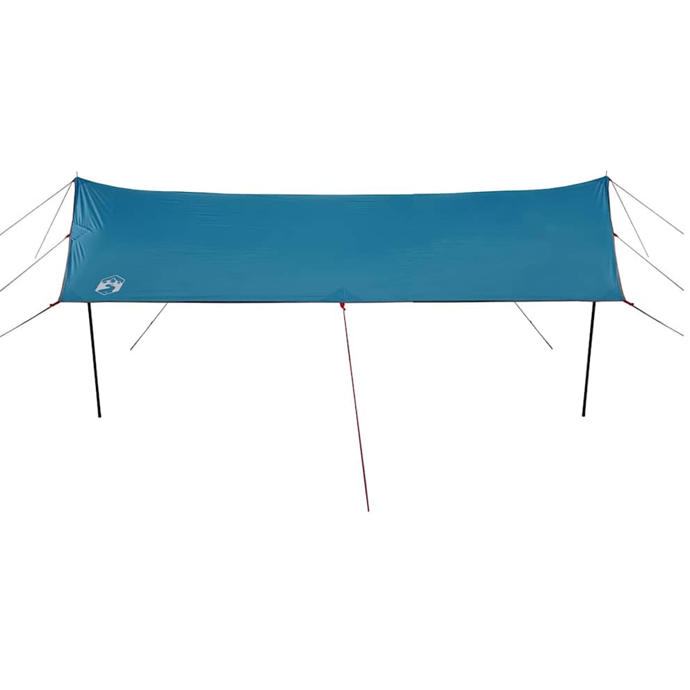 Walplus Waterproof Polyester Camping Tarp Shelter Blue 2.1 x 3 x 4.6m Image 5