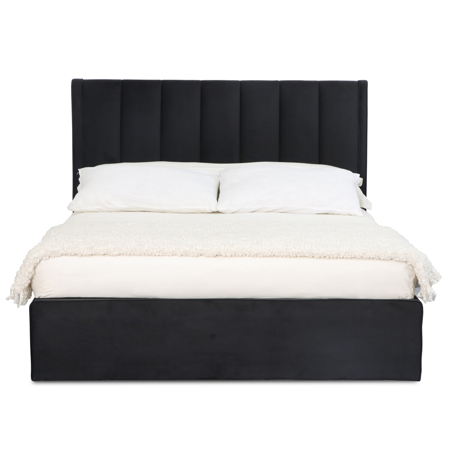 Willow Ottoman Black - Black / King Image 3