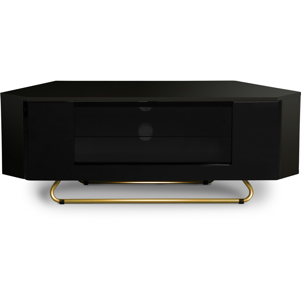 Centurion Supports Hampshire Single Door Gloss Black TV Cabinet Image 2