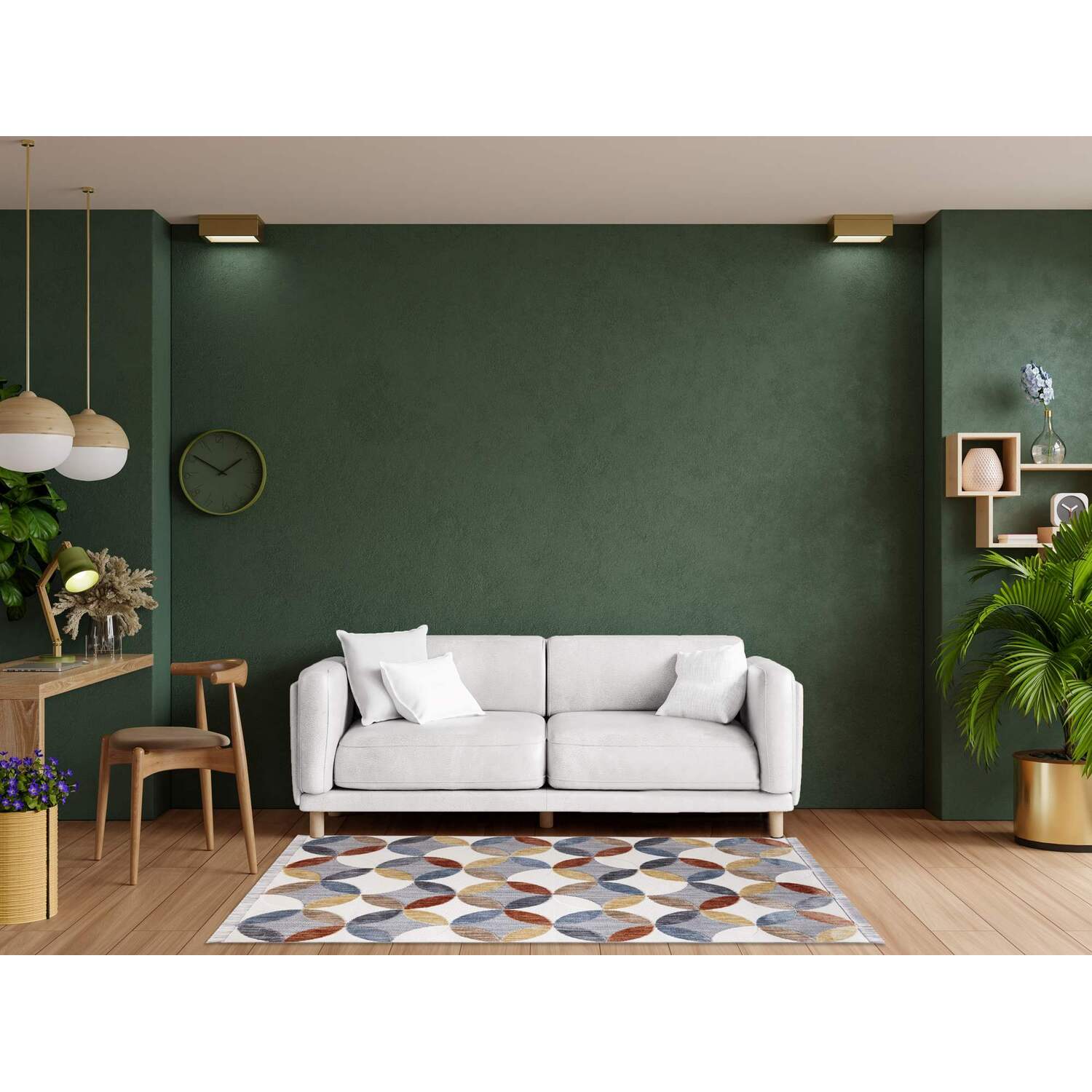 Aubuery Retro Rug - 120cm Image 3