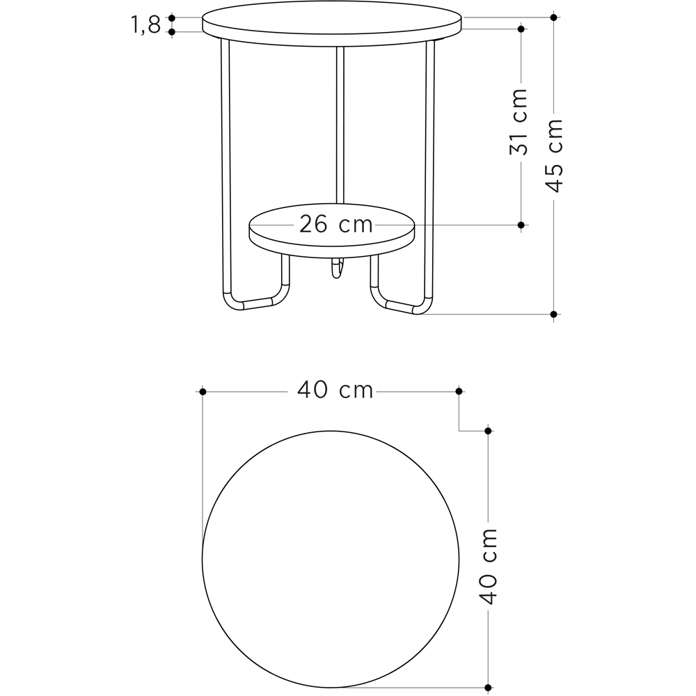 Corro Mocha Grey Modern End Table Image 4